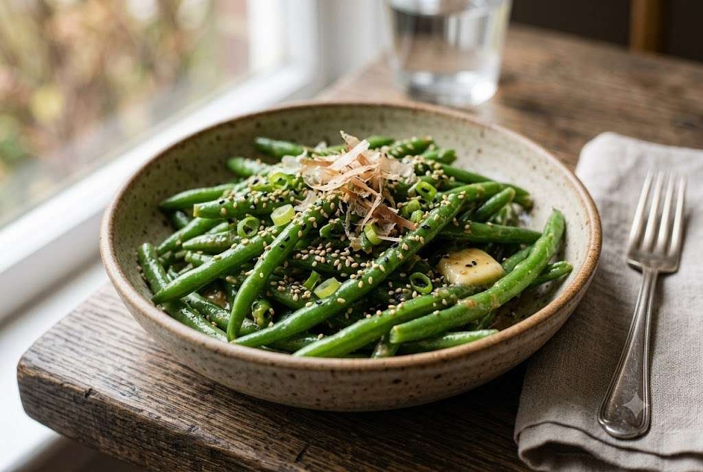 Miso-Butter Green Beans