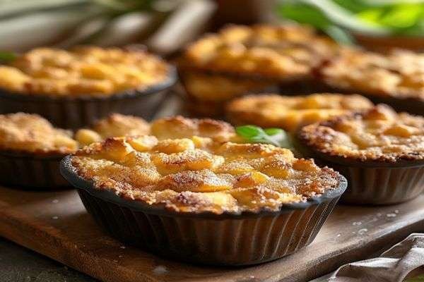 Cornbread batter in a muffin tin