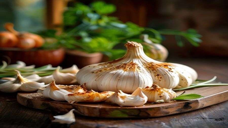 Step 1 — Roast the garlic
