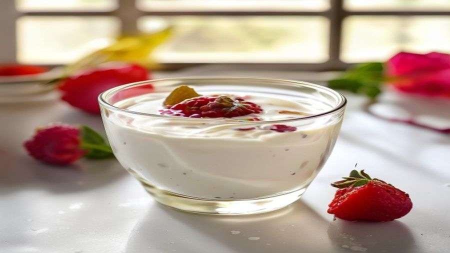 Step 1 — Flavour the yogurt